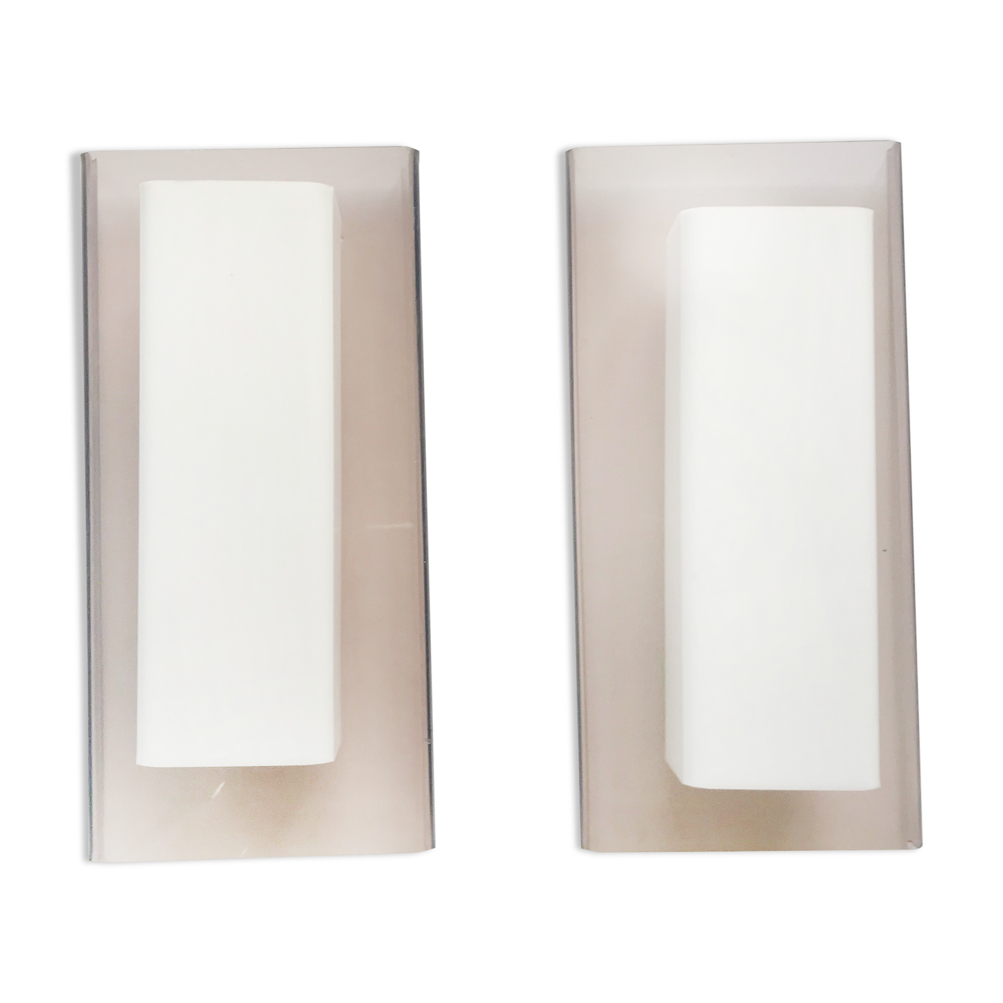 Paire appliques plexigass