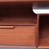 Omann Jun teak desk model 75, 1960s