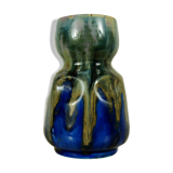 Glazed ceramic space age vase