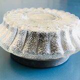 Moulded glass ceiling light