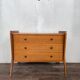 Beautiful vintage chest of drawers compass feet 1950 light oak