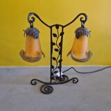 French Art Deco Style Table Lamp, from the 2nd half of the 20th century.