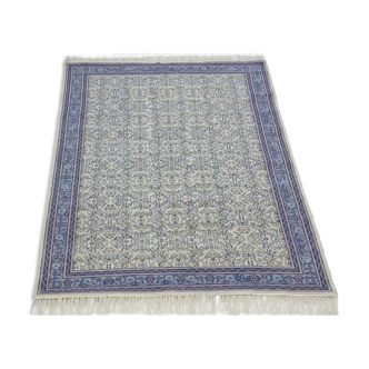 Tapis en laine oriental à nœuds floraux 230x166cm