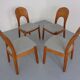 Vintage Morten Dining Chairs in Teak by Niels Koefoed for Hornslet Møbelfabrik, 1970s, Set of 4