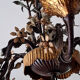 Lustre Naturaliste Aux Oiseaux, Fleurs Et Feuillages