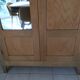 Parisian wardrobe 2 door boarding dormitory wardrobe lingère raw wood