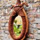 Audoux Minet vintage rope mirror