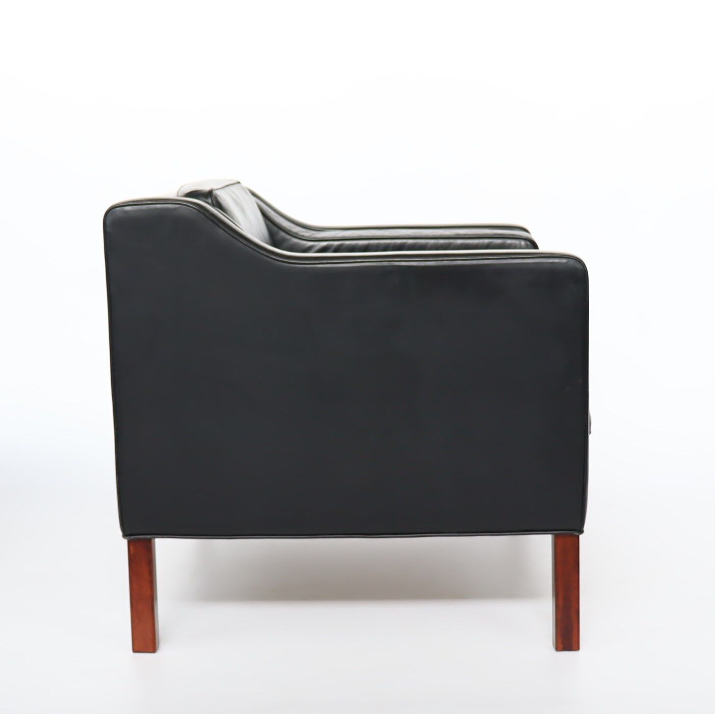 70s leather armchair