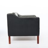 70s leather armchair