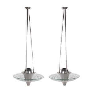 2 suspensions art Déco