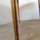 Oval coffee table in black opaline
