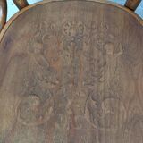 Fischel swivel armchair or office chair, bent beech, late 19th century