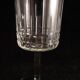 Service of 6 crystal water glasses from Vannes Sèvres model Nancy style