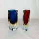 Pair of Sommerso Murano vases by Alessandro Mandruzzato