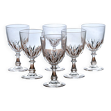6 Arques crystal glasses “Luxembourg” collection