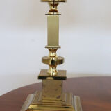 Golden Bedside Table Lamps, 1970s, Set Of 2