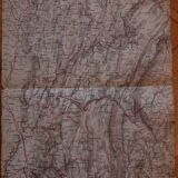 Old map of the Nantua region
