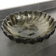 Cup, Art Deco salad bowl in smoked brown glass