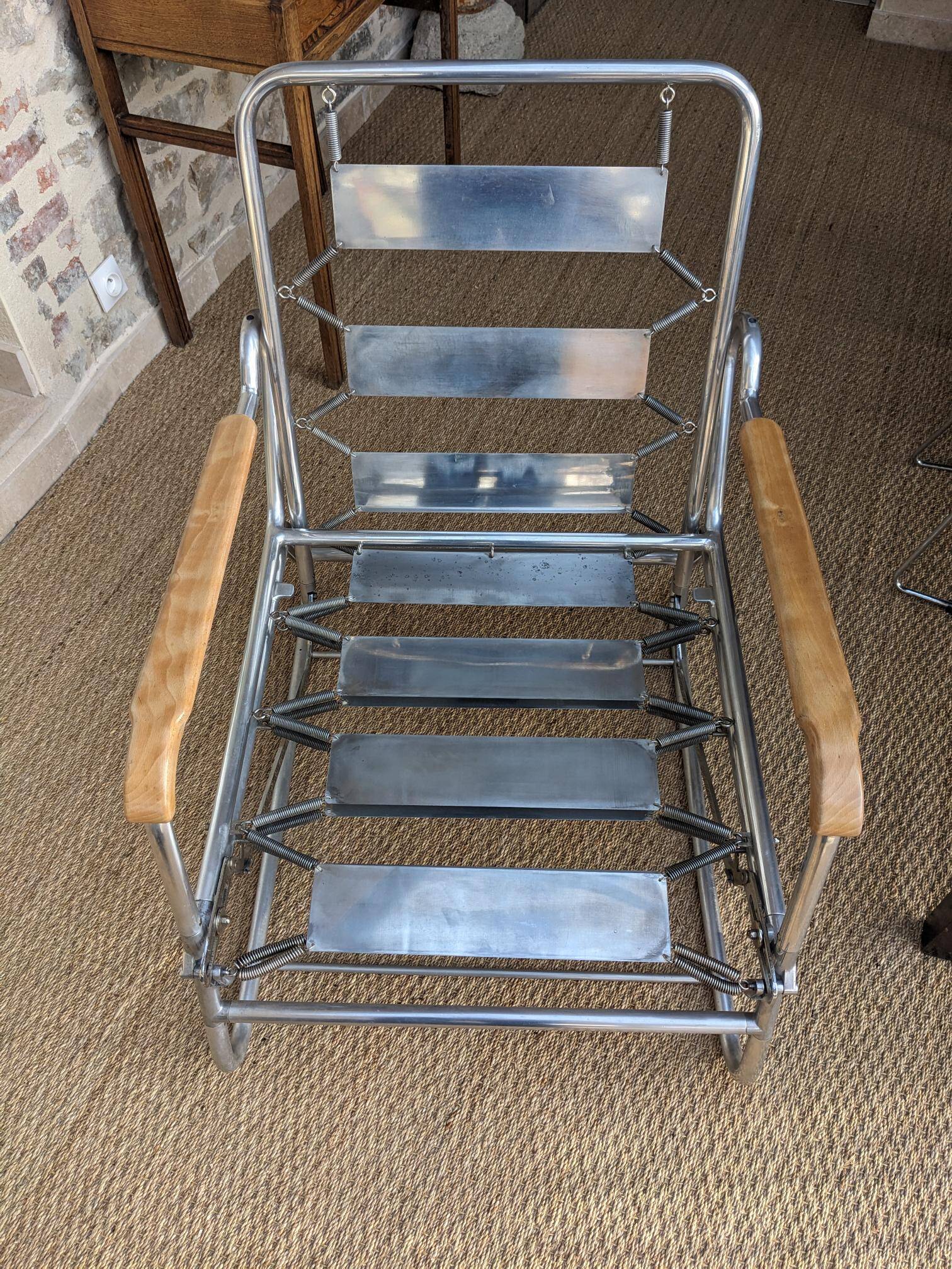 Modernist armchair by F. CARUELLE