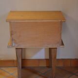 1960s oak bedside table