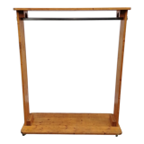 Vintage wooden shop rack 70s