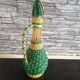 Bottle carafe scoubidou 1950 60