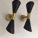 Wall lamps in the style of Italian creations of the 50s
