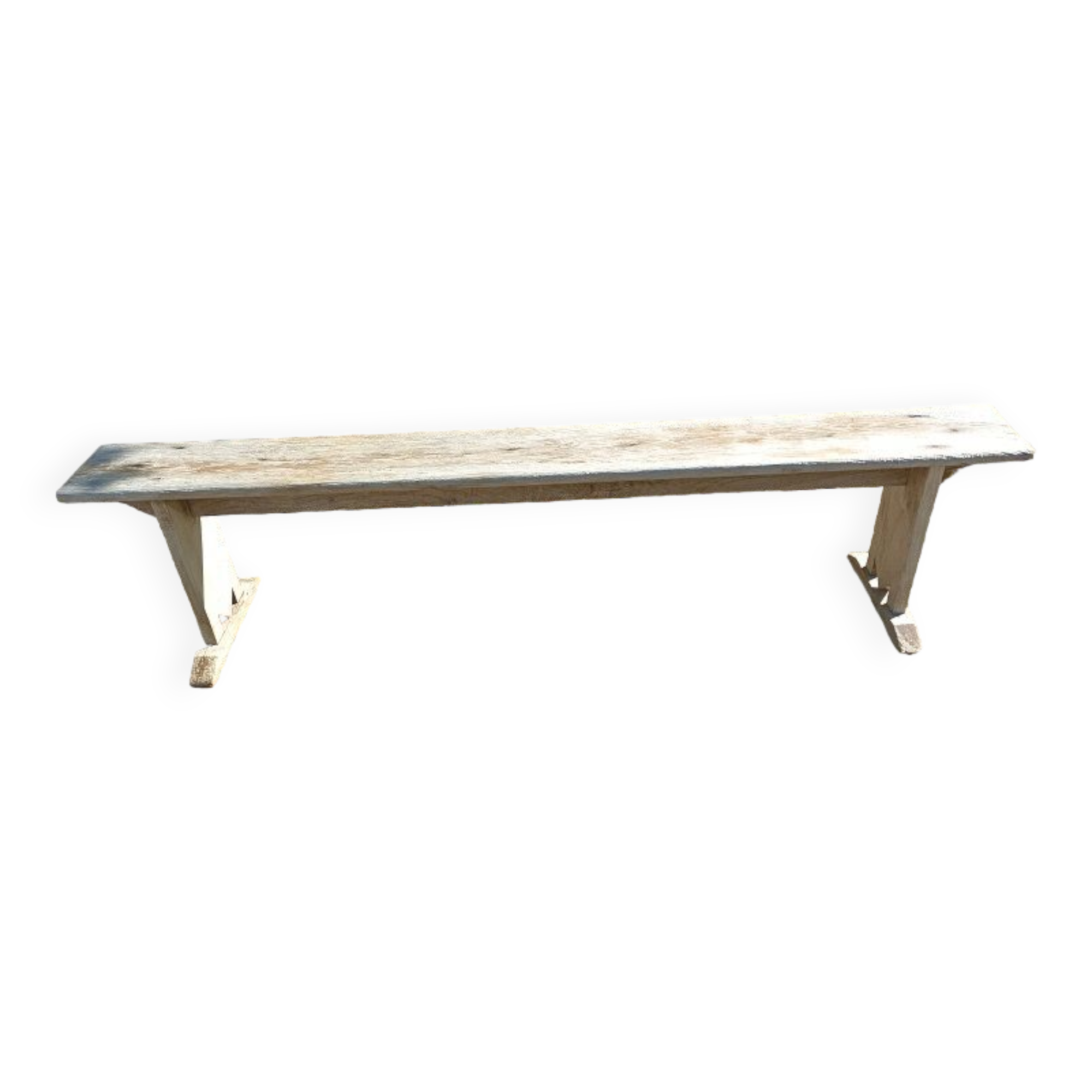 Solid wood farm bench patinated dp 08233210