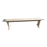 Solid wood farm bench patinated dp 08233210