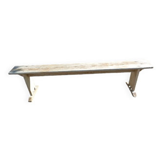 Solid wood farm bench patinated dp 08233210