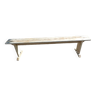 Solid wood farm bench patinated dp 08233210