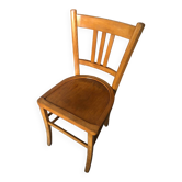 Old luterma style bistro chair vintage light wood #a567