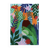 Bourbon island - a4 illustration