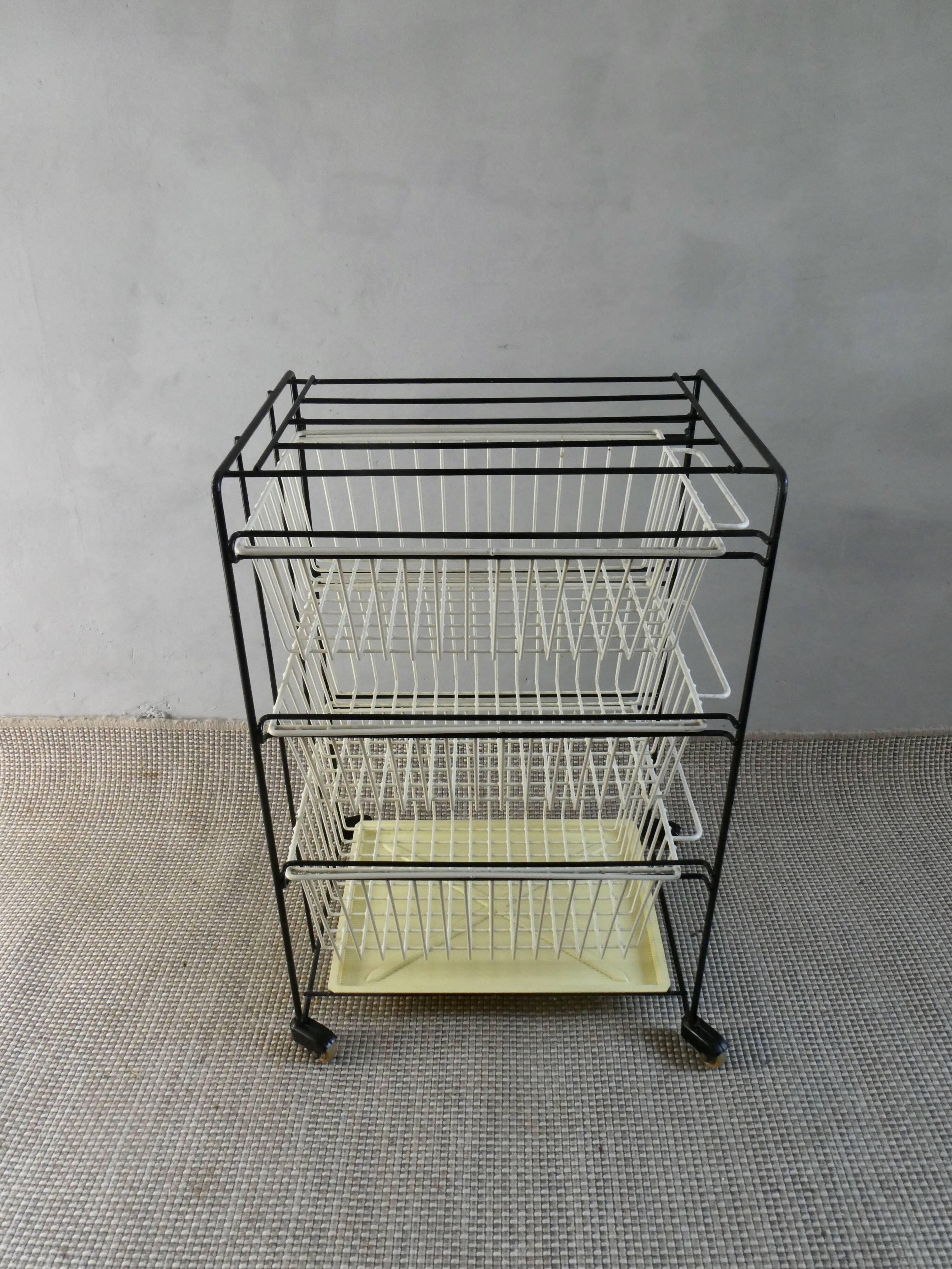 Rolling kitchen trolley, 1960s