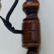 Wall lamp wood base