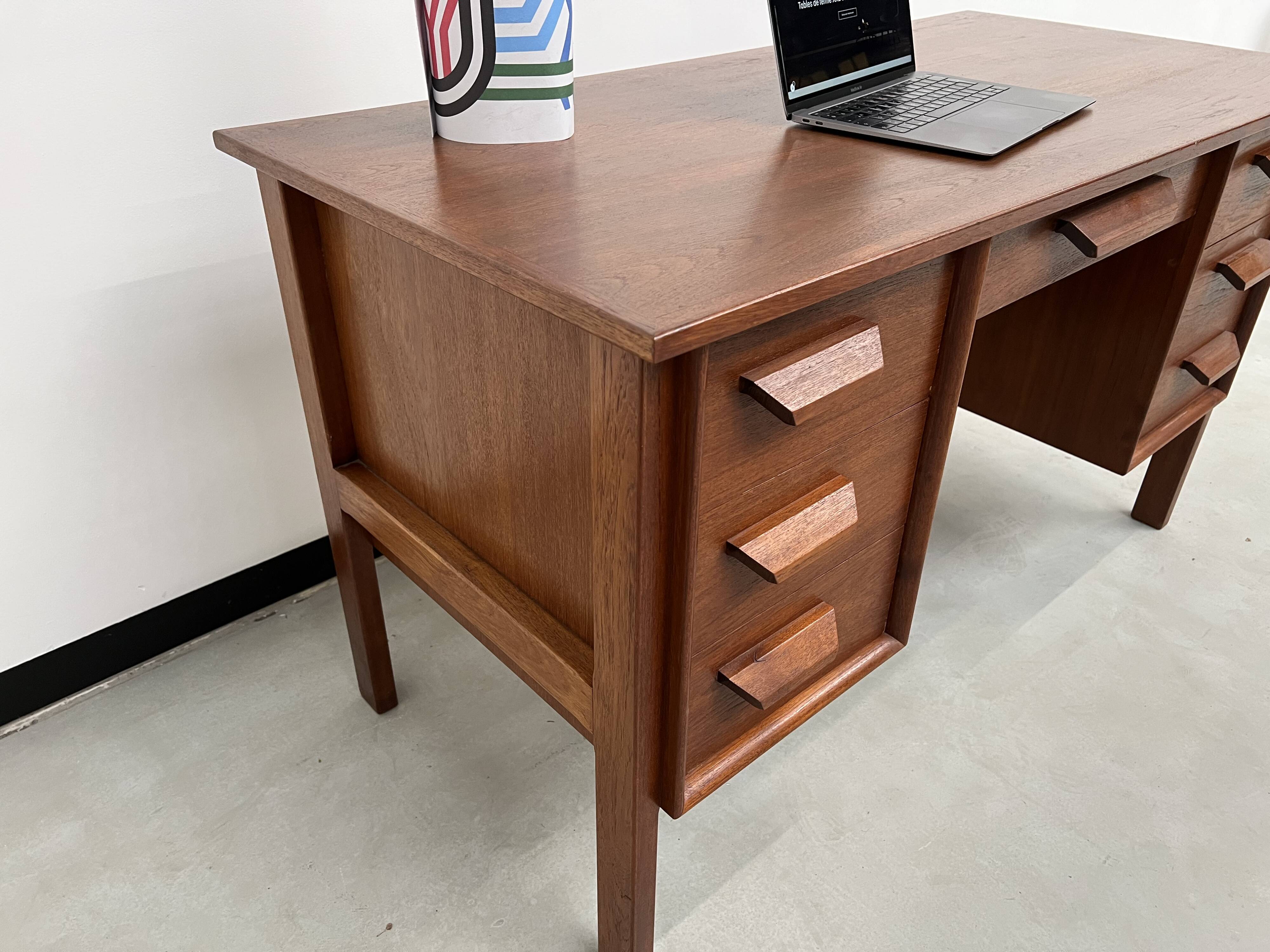 Scandinavian teak desk, circa 1970
