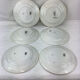 6 dessert plates made in france digoin