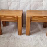 Pair of Regain elm bedside tables