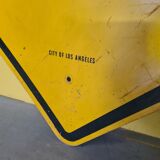 Used american vintage road sign from Los Angeles, 1980s