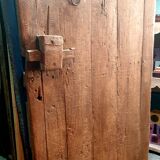 Old door in moroccan wood