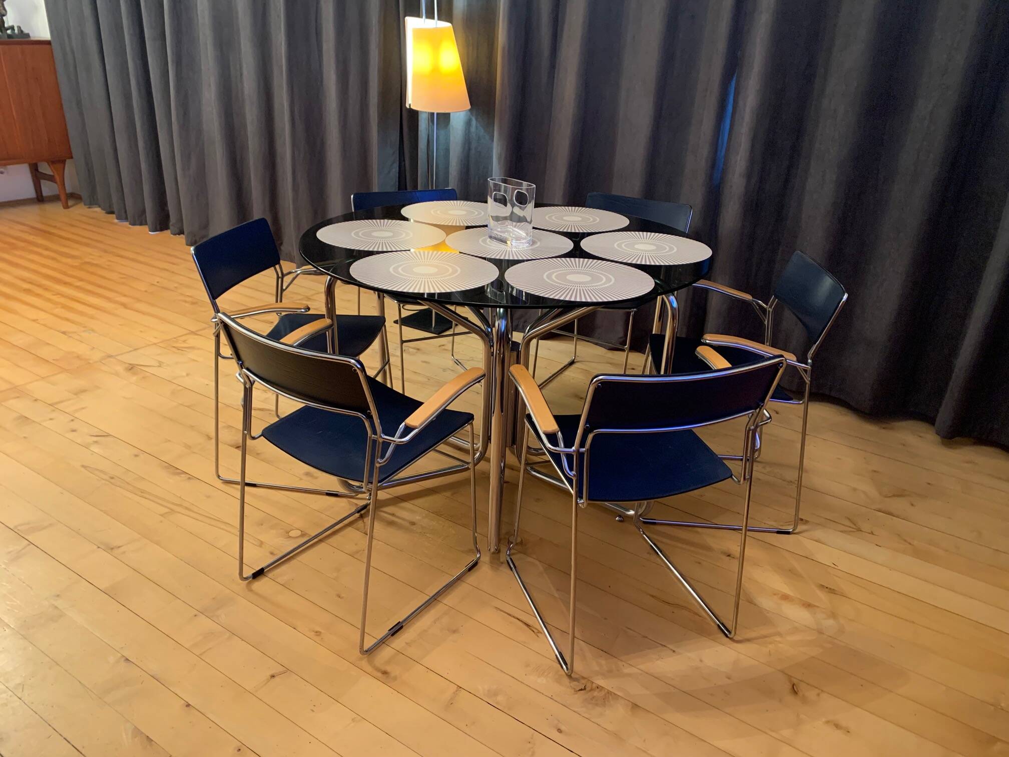 Set of four Sultana chairs, Arrben, Italy, 1970s/1980s