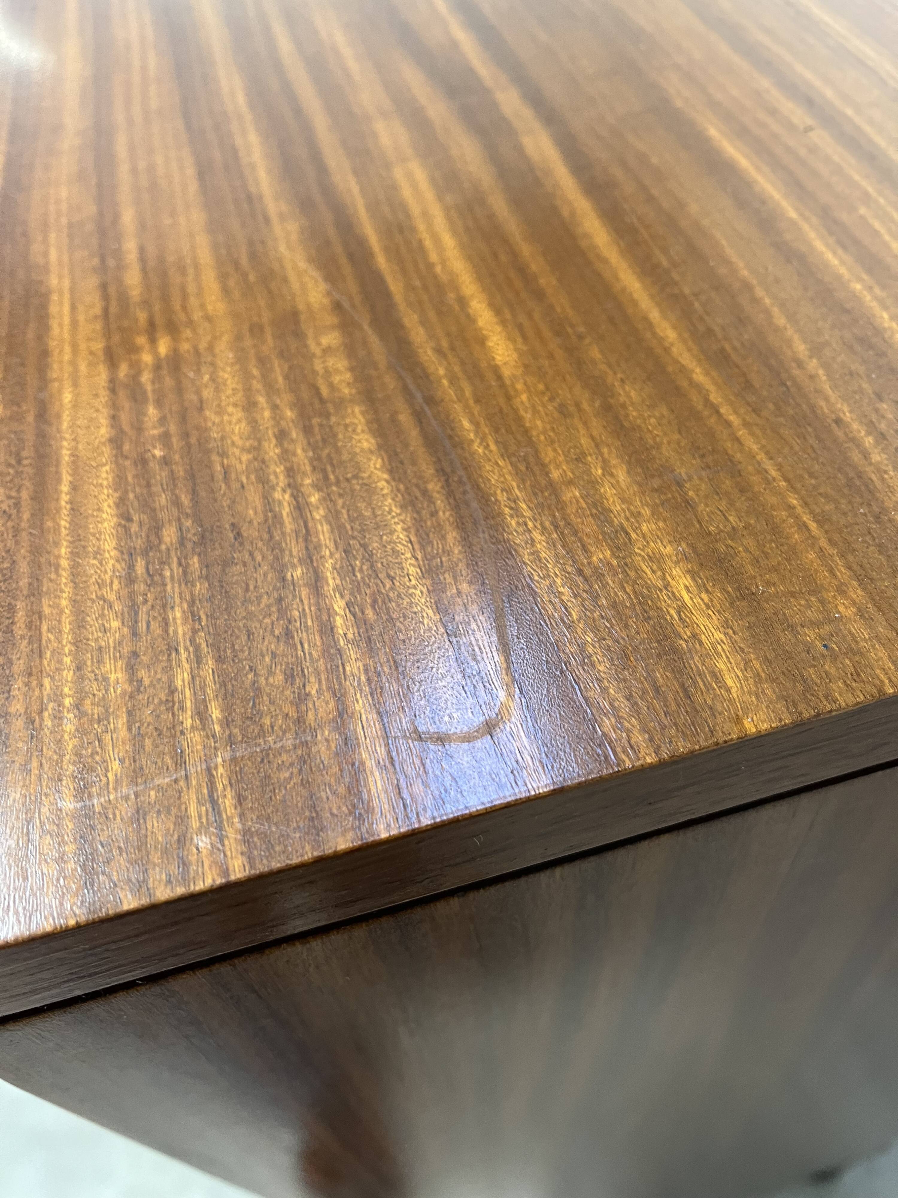 Marcel Gascoin secretary desk, reconstruction style, 1950s, for Alveole