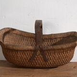 Old Chinese wabi-sabi basket (c.1900) #54