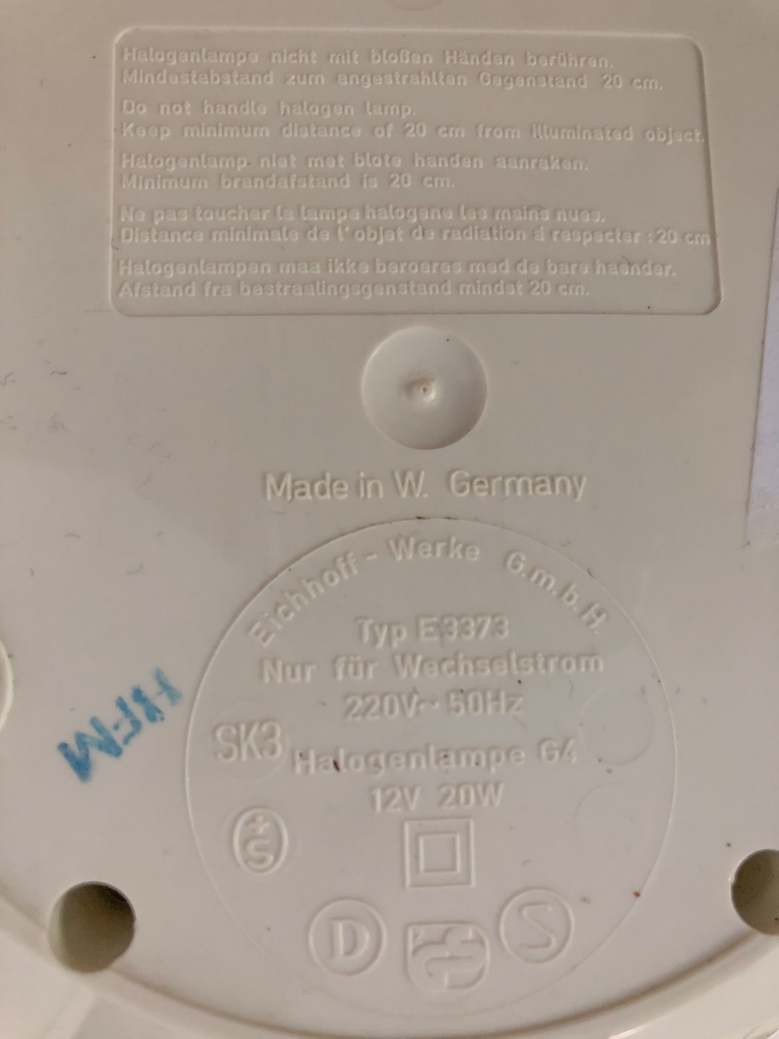 Vintage complements Were reading lamp