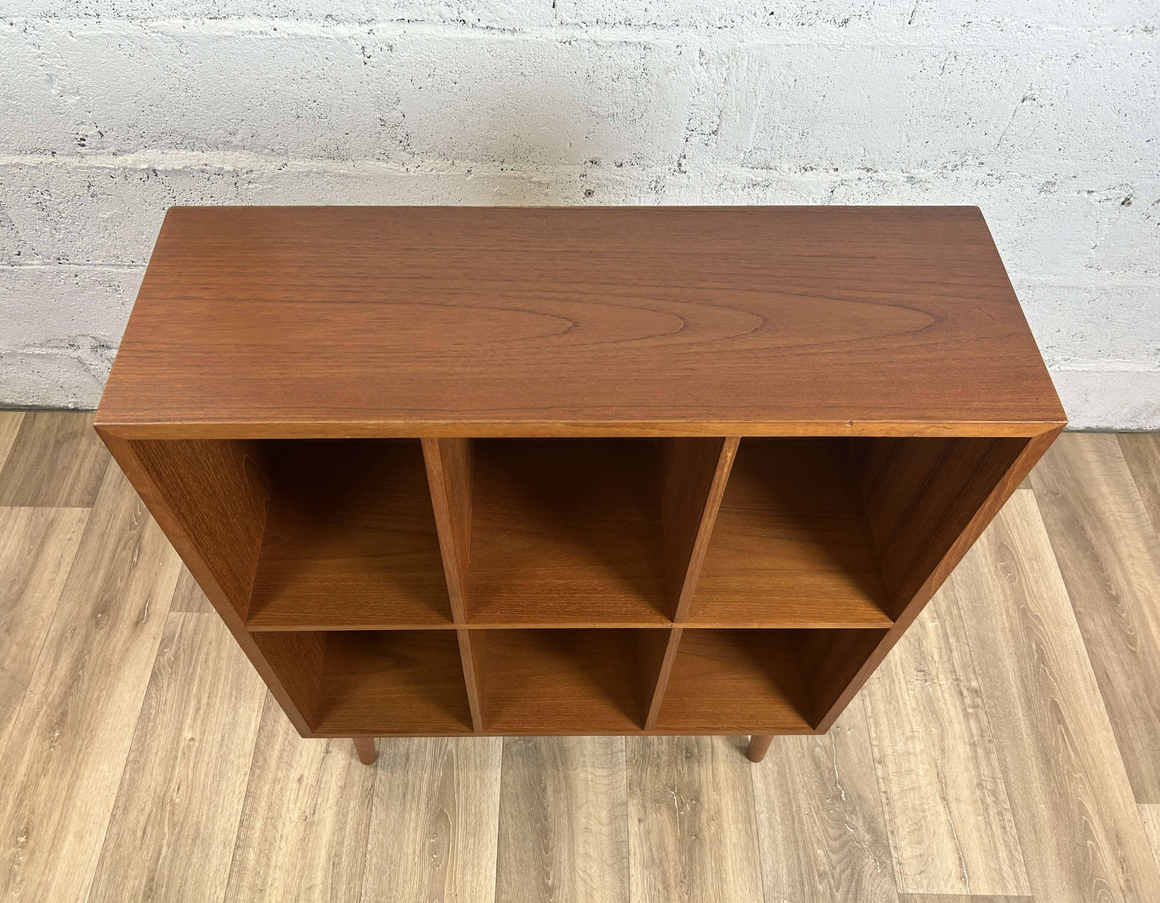 Bibliothèque scandinave vintage en teck, années 60