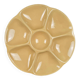 Gien ochre yellow oyster plate – Seafood & wall decor
