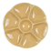 Gien ochre yellow oyster plate – Seafood & wall decor