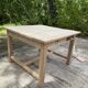 Table bois carré / Table à manger / table de boulanger