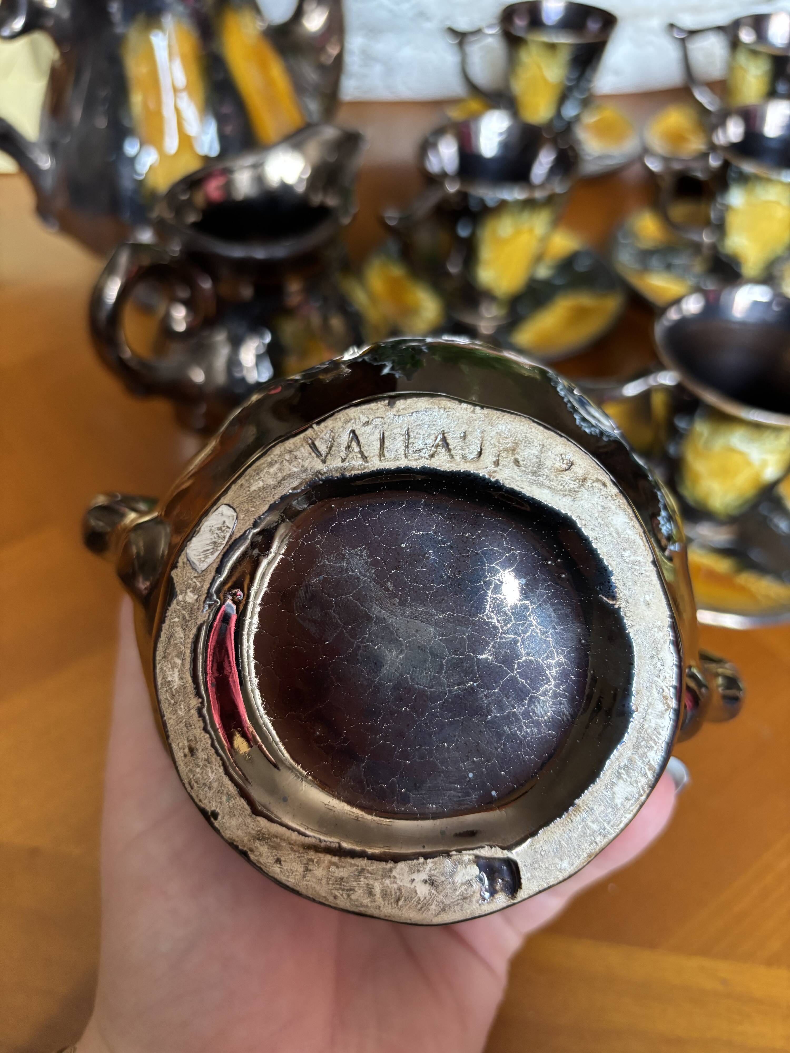 Vintage coffee service Vallauris – 6 people