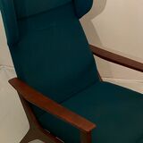 Swedish wingback lounge chair
